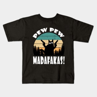 pew pew madafakas Kids T-Shirt